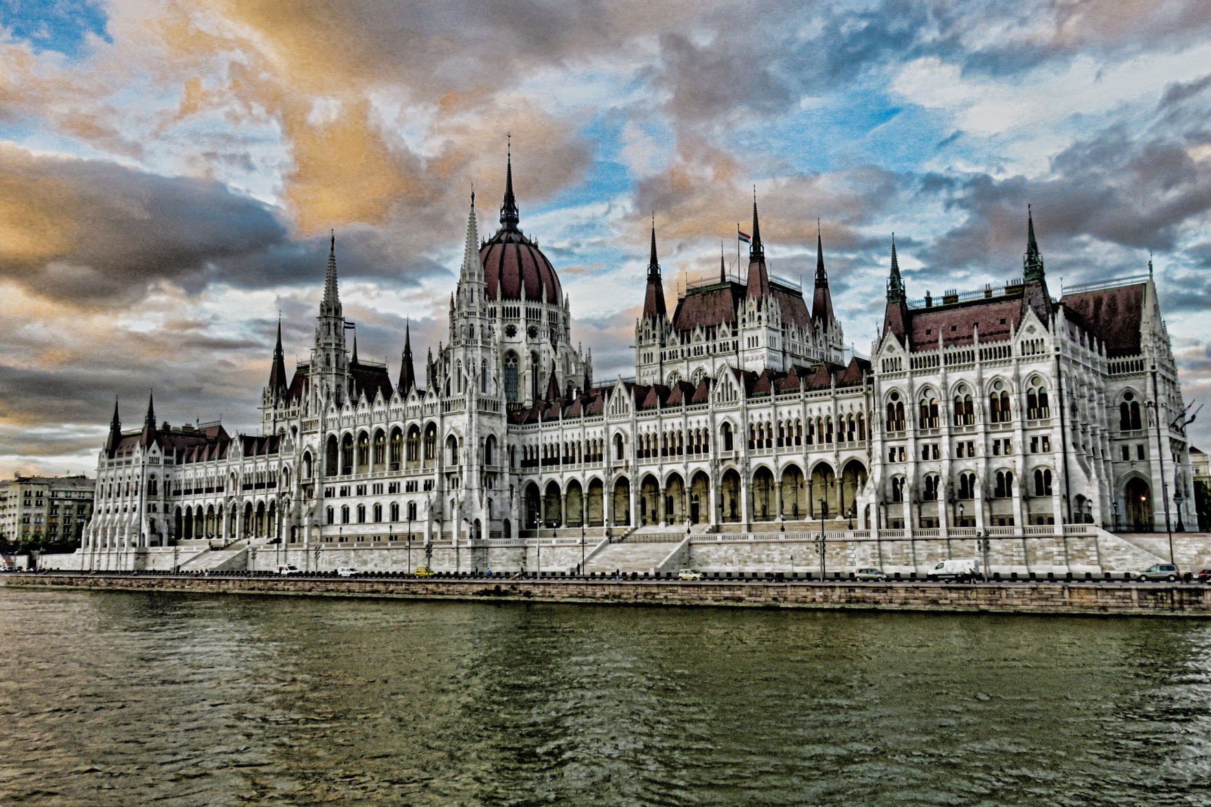 Parliament at sunset